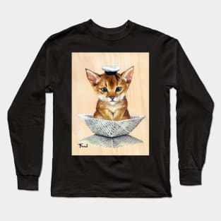 Sailor Cat Long Sleeve T-Shirt